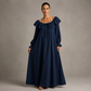 📢📢50%Rabatt!!!🎉✨Lässiges Off-Shoulder-Maxikleid für Damen