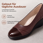 👠 50 % RABATT | Elegant aussehen ohne unbequeme hohe Absätze – Damen Pumps mit bequemem Keilabsatz