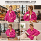 🚀 Neu eingetroffen – 50% Probierpreis! Plüschjacke mit Karomuster und Druckknöpfen für Damen