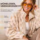 🚀 Neu eingetroffen – 50% Probierpreis! Plüschjacke mit Karomuster und Druckknöpfen für Damen