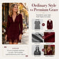 ✨ Femininer Statement-Look | Midi-Kleid für Damen mit Rüschenärmeln und Fransen