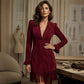 ✨ Femininer Statement-Look | Midi-Kleid für Damen mit Rüschenärmeln und Fransen