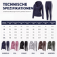 📢🎉50 % Rabatt!!!🛍️✨Gestreiftes Damen-Set mit Kapuze und Reißverschluss, bestehend aus Kapuzenpullover und Hose