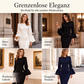 📈 Verkaufshit Nr. 1 – direkt 50%! Elegantes Damen-Bleistiftkleid mit Rundhalsausschnitt