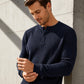 🗣️ 100.000 Leute schwärmen davon – probieren Sie es auch? Herren-Freizeit-Henley-Langarmshirt