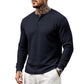 🗣️ 100.000 Leute schwärmen davon – probieren Sie es auch? Herren-Freizeit-Henley-Langarmshirt