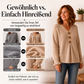 🌟 Der Look, den alle suchen – bei uns 50% günstiger! Damen-Strickpullover mit V-Ausschnitt