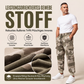 Cargohose für Herren mit Camouflage-Muster und Kordelzug, geeignet für sportliche Aktivitäten