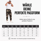 Cargohose für Herren mit Camouflage-Muster und Kordelzug, geeignet für sportliche Aktivitäten