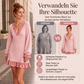 📢🎉50%Rabatt!!!🛍️✨Damen Strickkleid mit V-Ausschnitt und Laternenärmeln