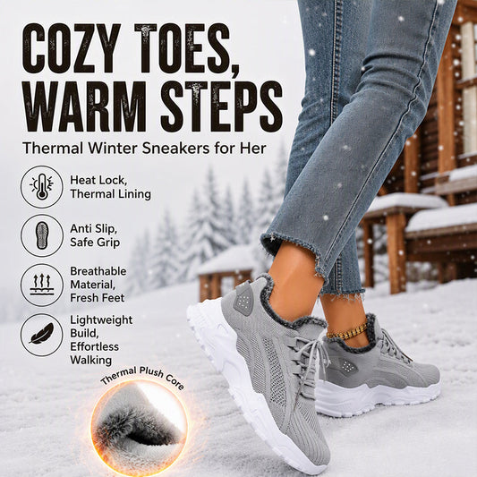 📢📢50%Rabatt!!!🎉✨Warme Wintersneaker aus Strick für Damen