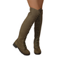 🏃‍♀️ Es wird im Akkord weggeschnappt – zögern Sie nicht! Hohe Schnür-Overknee-Stiefel für Damen