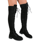 🏃‍♀️ Es wird im Akkord weggeschnappt – zögern Sie nicht! Hohe Schnür-Overknee-Stiefel für Damen