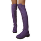 🏃‍♀️ Es wird im Akkord weggeschnappt – zögern Sie nicht! Hohe Schnür-Overknee-Stiefel für Damen