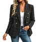 📢📢50%Rabatt!!!🎉✨Zweireihiger Freizeitblazer für Damen