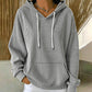 🔔 Letzte 100 Stück – solange der Vorrat reicht! Gestreefter Patchwork-Hoodie für Damen