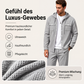 🚀 Nouveauté fraîchement arrivée – -50% pour goûter ! Herren Freizeit Waffelstruktur Kapuzenjacke und Hosen Set