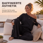 🏆 Champion des ventes – à moitié prix pour durée limitée ! Damen-Set aus schulterfreiem Oberteil und weiten Hosen
