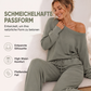 🏆 Champion des ventes – à moitié prix pour durée limitée ! Damen-Set aus schulterfreiem Oberteil und weiten Hosen