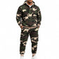 🧨 Le best-seller est de retour – ceux qui ont manqué, foncez ! Warmer Hoodie- und Hosenanzug für Herren mit Camouflage-Muster