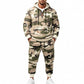 🧨 Le best-seller est de retour – ceux qui ont manqué, foncez ! Warmer Hoodie- und Hosenanzug für Herren mit Camouflage-Muster