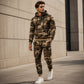 🧨 Le best-seller est de retour – ceux qui ont manqué, foncez ! Warmer Hoodie- und Hosenanzug für Herren mit Camouflage-Muster