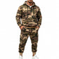 🧨 Le best-seller est de retour – ceux qui ont manqué, foncez ! Warmer Hoodie- und Hosenanzug für Herren mit Camouflage-Muster
