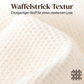 ⭐ Top-bewertet – V-Ausschnitt-Bluse mit Waffeltextur
