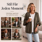 📈 N°1 des ventes – directement à -50% ! Damen-Strickcardigan mit Rüschenärmeln