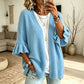 📈 N°1 des ventes – directement à -50% ! Damen-Strickcardigan mit Rüschenärmeln