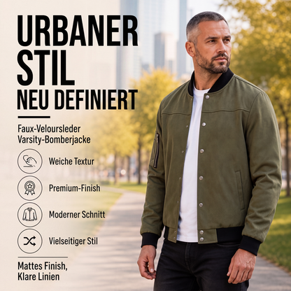 📢🎉50%Rabatt!!!🛍️✨Herren-Blousonjacke aus Wildlederimitat