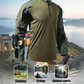 💎50% RABATT! 💎 Langlebiges Outdoor-Trainingsshirt mit mehreren Taschen – Atmungsaktiv, Robust & Taktisch Bereit 🌲💪