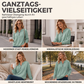 🚨 Urgent : -50% se termine ce soir ! Damen-Sweatshirt mit Zopfmuster und halblangem Reißverschluss