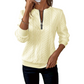 🚨 Urgent : -50% se termine ce soir ! Damen-Sweatshirt mit Zopfmuster und halblangem Reißverschluss
