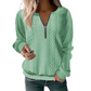 🚨 Urgent : -50% se termine ce soir ! Damen-Sweatshirt mit Zopfmuster und halblangem Reißverschluss