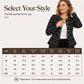 🚨Beeil dich!🚨 Vintage-Tweedjacke für Damen, schmal geschnitten