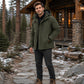 📊 +200.000 ventes – merci avec une remise de -50% ! Winddichte Winter-Shell-Jacke