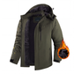 📊 +200.000 ventes – merci avec une remise de -50% ! Winddichte Winter-Shell-Jacke