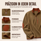 📊 +200.000 ventes – merci avec une remise de -50% ! Herren-Sweatshirt mit Farbblockmuster aus Cord und Halb-Reißverschluss