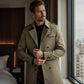 📦 Täglich 500+ Pakete versendet – der Wahnsinn! Herren-Trenchcoat mit abnehmbarem Futter