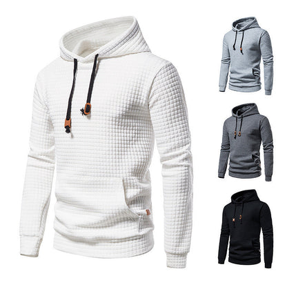 ⏰ Compte à rebours – -50% plus que 3 jours ! Herren Kapuzenpullover mit Waffelmuster