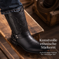 🎯 Keine Rabattspielchen – echte 50% auf echte Bestseller! Westliche Cowboystiefel mit quadratischer Kappe für Herren