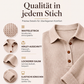 📢📢50%Rabatt!!!🎉✨Langarm-Henley-Shirt aus Waffelstrick für Damen