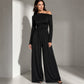 📢🎉50%Rabatt!!!🛍️✨Damen-Schulterfreier Weitbein-Jumpsuit