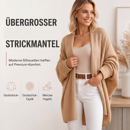 🗣️ 100.000 Leute schwärmen davon – probieren Sie es auch? Weit geschnittene Strickjacke für Damen