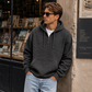 🏅 2000 Stück in 3 Tagen verkauft – schnell sein! Herren-Strick-Hoodie-Sweatshirt mit Viertelreißverschluss