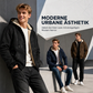 🙌 50% Wiederkaufquote – Qualität überzeugt! Herren Winter Kapuzenjacke mit Reißverschluss und Fleecefutter