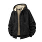 🙌 50% Wiederkaufquote – Qualität überzeugt! Herren Winter Kapuzenjacke mit Reißverschluss und Fleecefutter