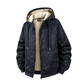 🙌 50% Wiederkaufquote – Qualität überzeugt! Herren Winter Kapuzenjacke mit Reißverschluss und Fleecefutter