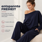📢📢50% Rabatt!!! 🎉✨ Zweiteiliges Set für Damen: Sweatshirt & Jogginghose – Lässiges 2-teiliges Set aus Sweatshirt und Jogginghose – perfekt für einen bequemen Look im Alltag, beim Sport & in der Freizeit. Jetzt -50%!
